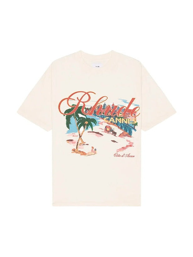 RHUDE CANNES BEACH PRINT TEE RHUDE The Hype Company