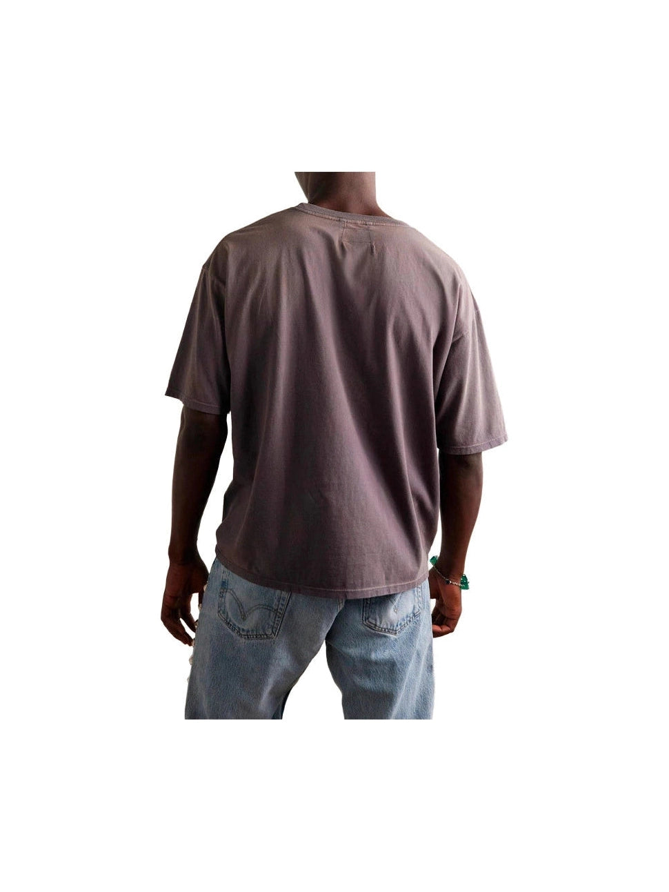 RHUDE DERBY PRINT LOGO GREY TEE RHUDE The Hype Company