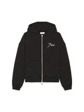 RHUDE EMBROIDERED LOGO BLACK ZIP UP RHUDE The Hype Company