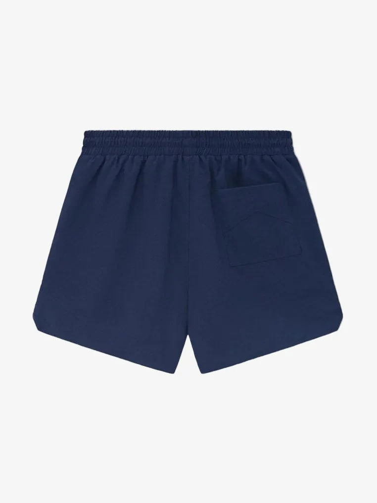 RHUDE FRONT LOGO SHORTS BLUE