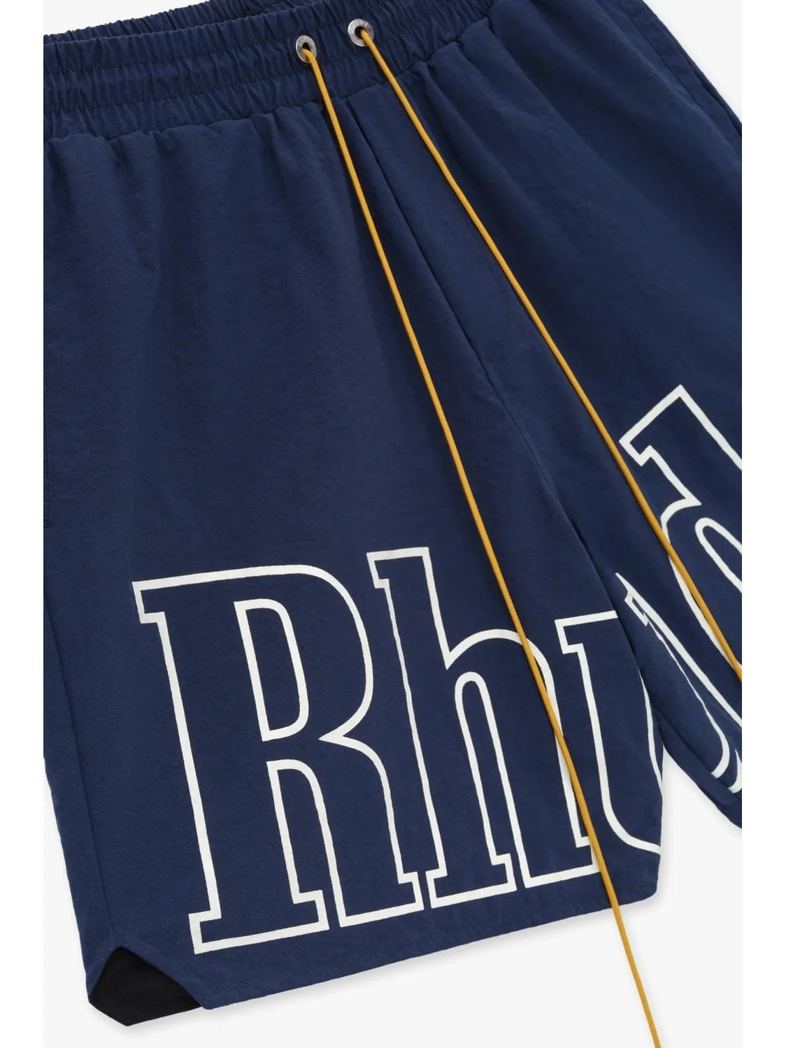 RHUDE FRONT LOGO SHORTS BLUE