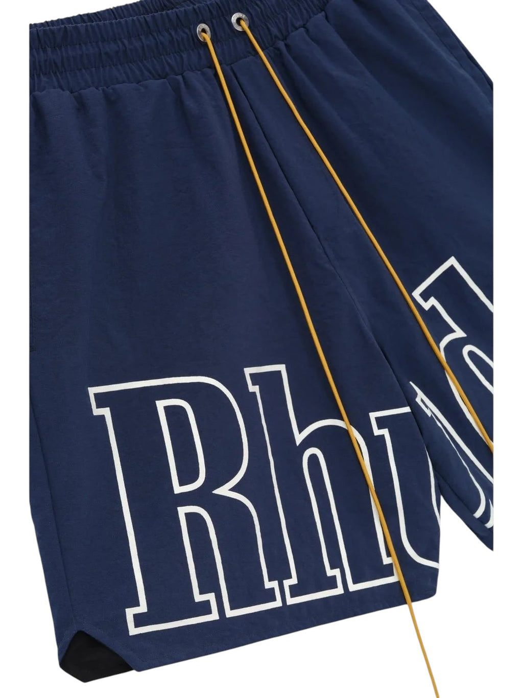 RHUDE FRONT LOGO SHORTS BLUE