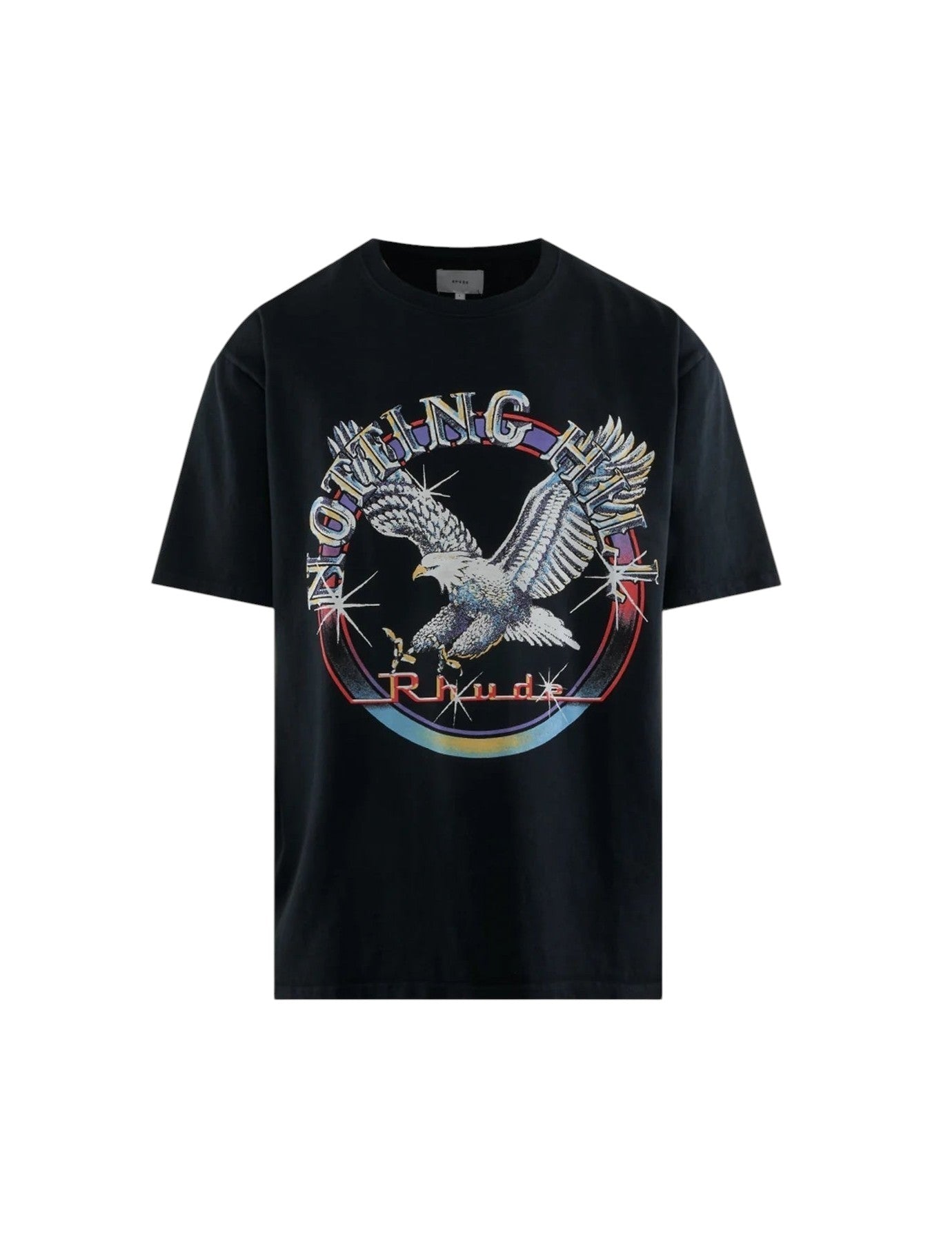 RHUDE NOTTING HILL EAGLE T-SHIRT BLACK