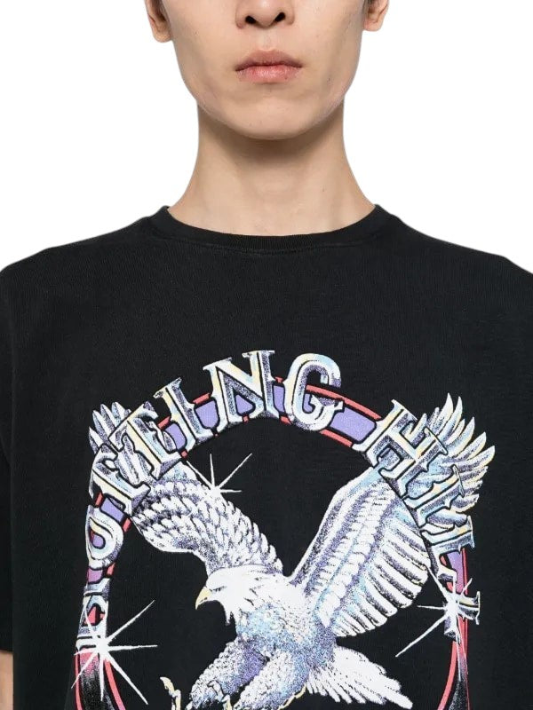 RHUDE NOTTING HILL EAGLE T-SHIRT BLACK