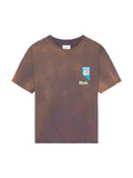 RHUDE OFF ROAD PRINT LOGO GREY TEE RHUDE The Hype Company