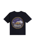 RHUDE SAINT MALO T-SHIRT BLACK
