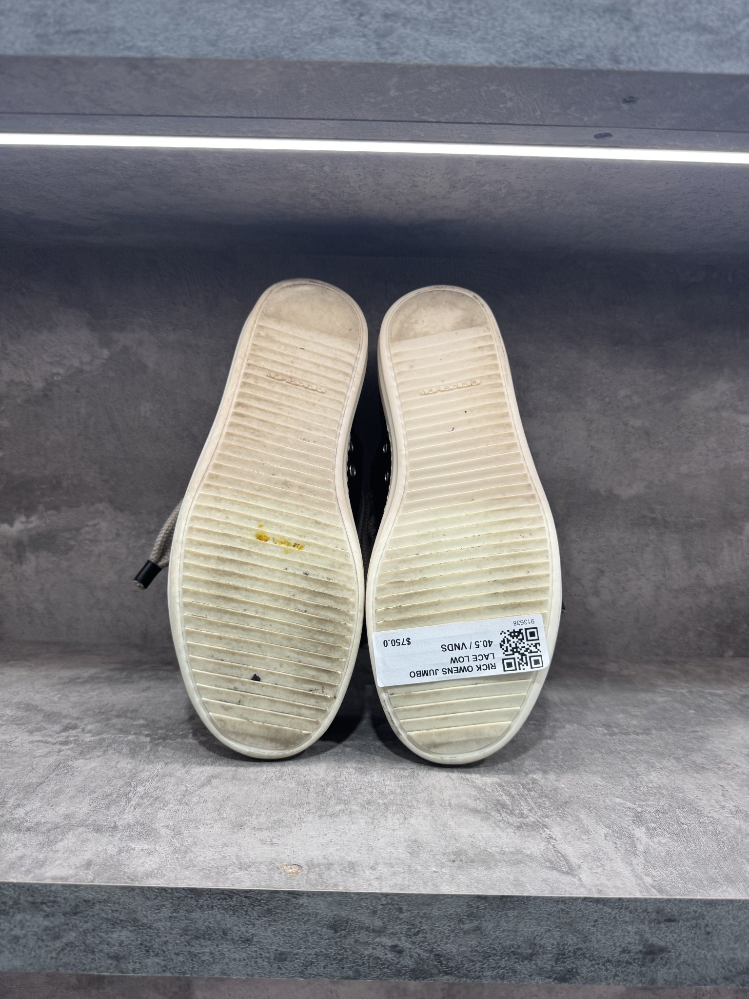 RICK OWENS JUMBO LACE LOW