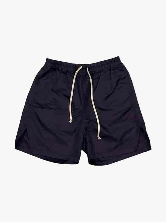RICK OWENS NYLON CREATCH BLACK SHORTS RICK OWENS The Hype Company
