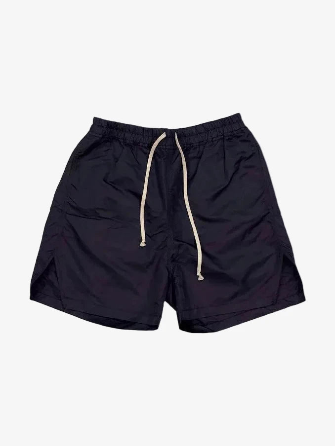 RICK OWENS NYLON CREATCH BLACK SHORTS RICK OWENS The Hype Company