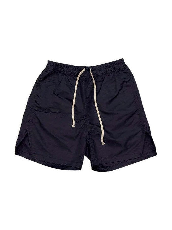 RICK OWENS NYLON CREATCH SHORTS BLACK