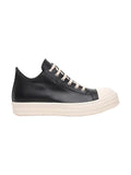 RICK OWENS RAMONES LOW LEATHER BLACK SNEAKERS RICK OWENS The Hype Company