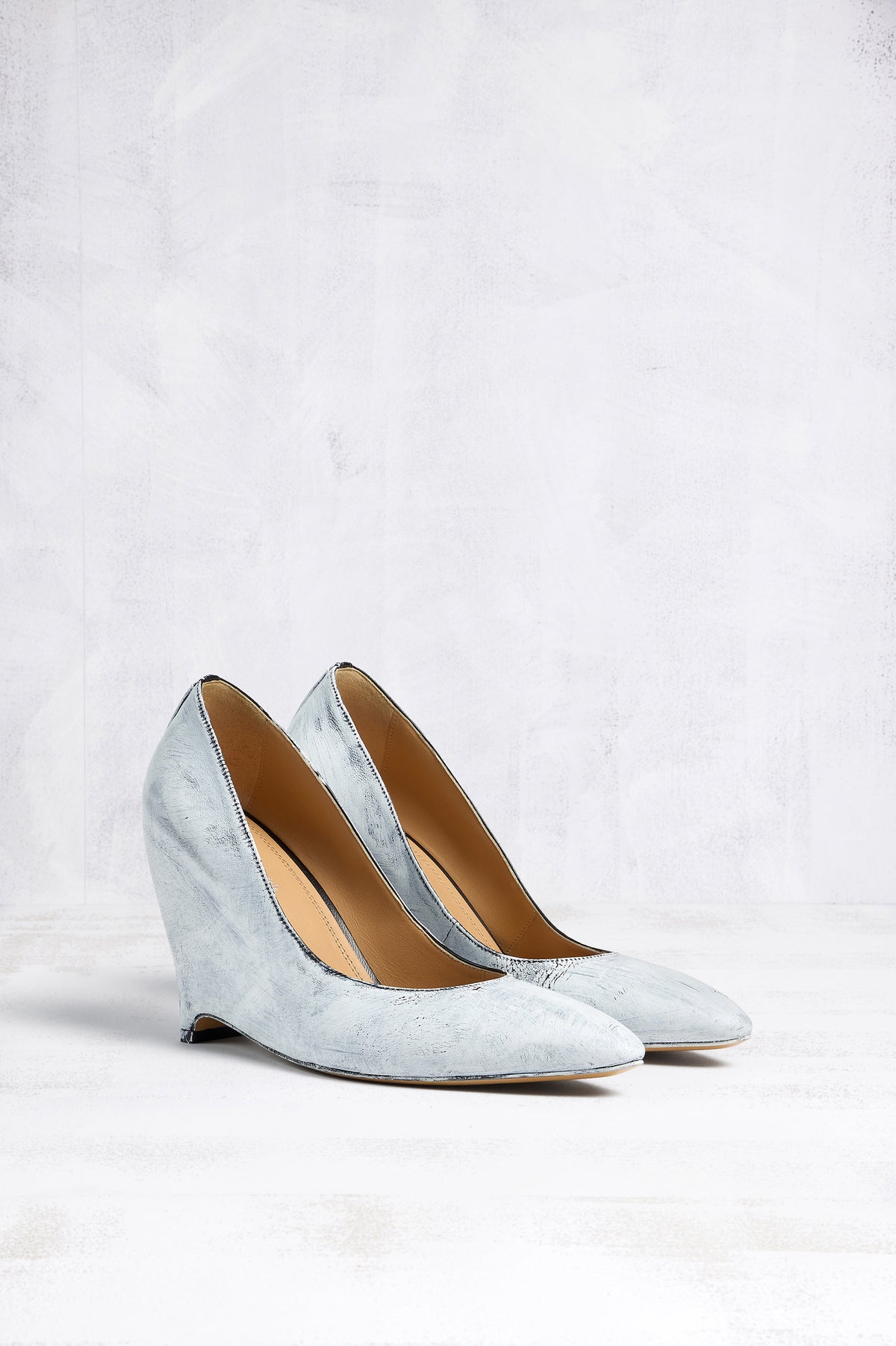 MAISON MARGIELA HEEL-LESS PUMPS BIANCHETTO BLACK AND WHITE — vista 3
