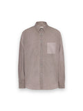 MAISON MARGIELA LONG-SLEEVE COTTON SHIRT NATURAL