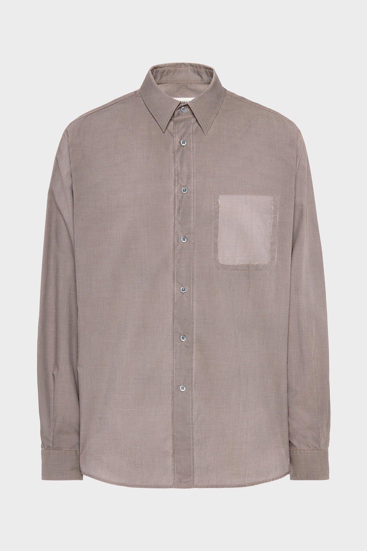 MAISON MARGIELA LONG-SLEEVE COTTON SHIRT NATURAL — vista 8