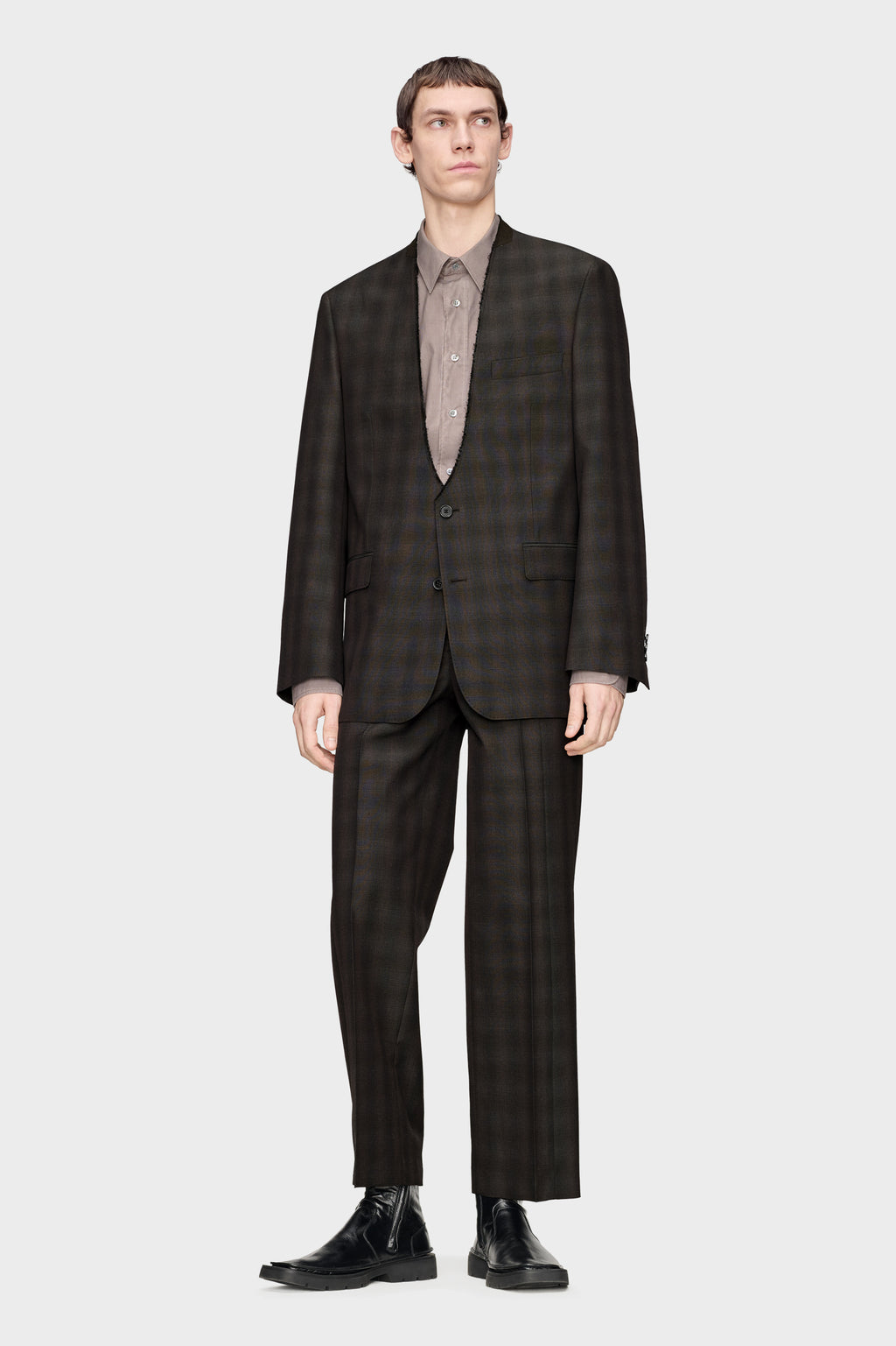 MAISON MARGIELA LONG-SLEEVE COTTON SHIRT NATURAL — vista 6