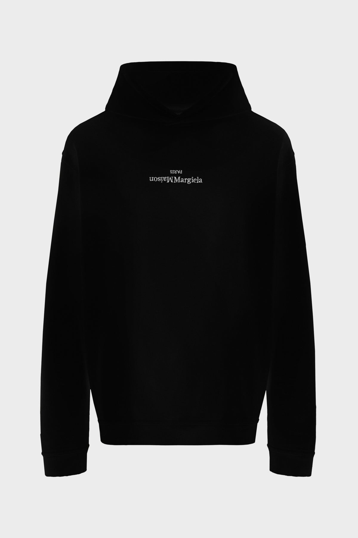 MAISON MARGIELA HOODED SWEATSHIRT BLACK
