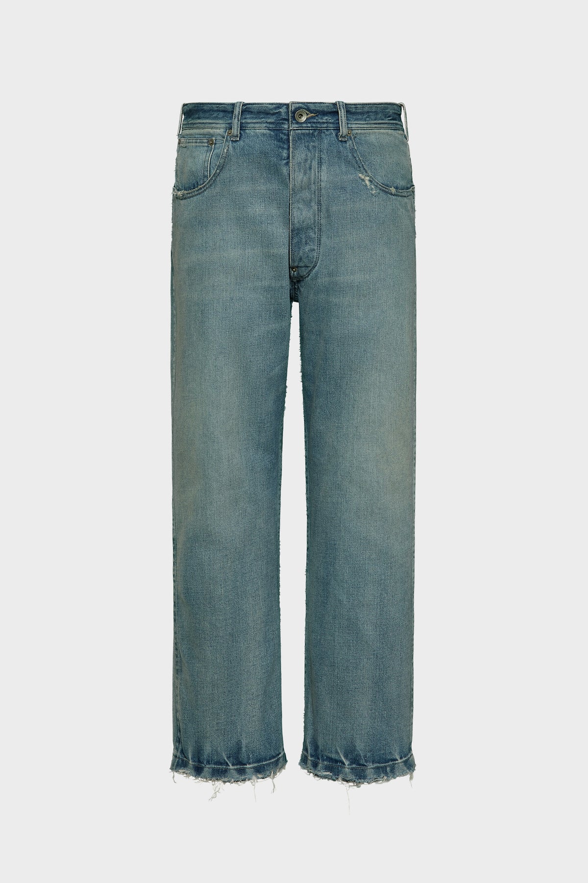 MAISON MARGIELA DISTRESSED JEANS LIGHT BLUE — vista 7