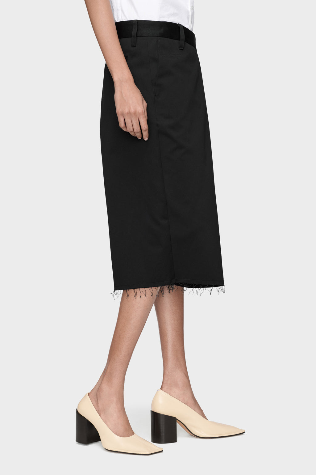 MAISON MARGIELA WRAP SHORTS BLACK — vista 3