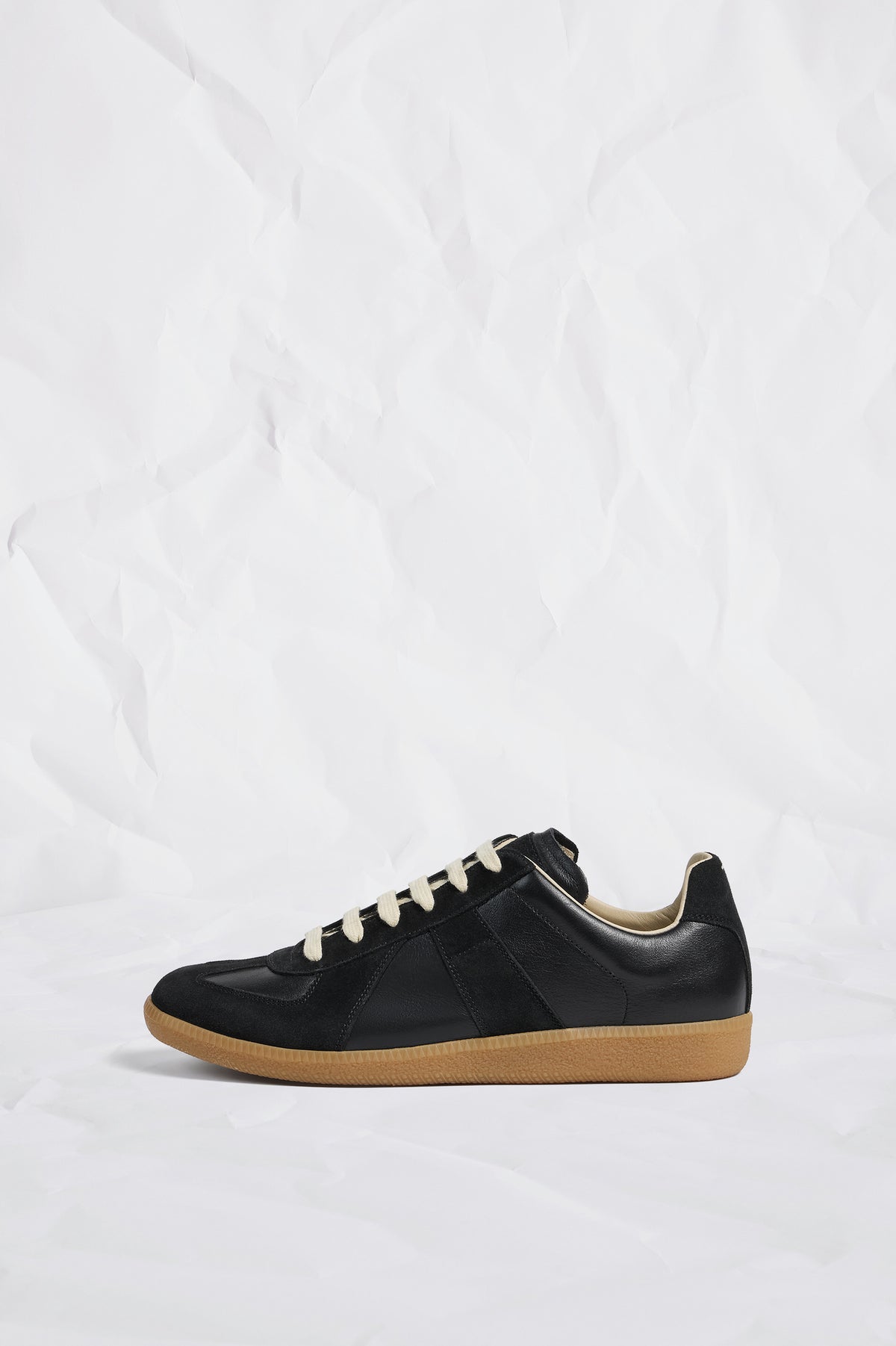 MAISON MARGIELA REPLICA SNEAKERS BLACK — vista 7