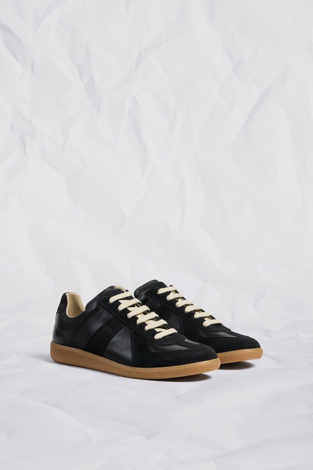 MAISON MARGIELA REPLICA SNEAKERS BLACK — vista 2