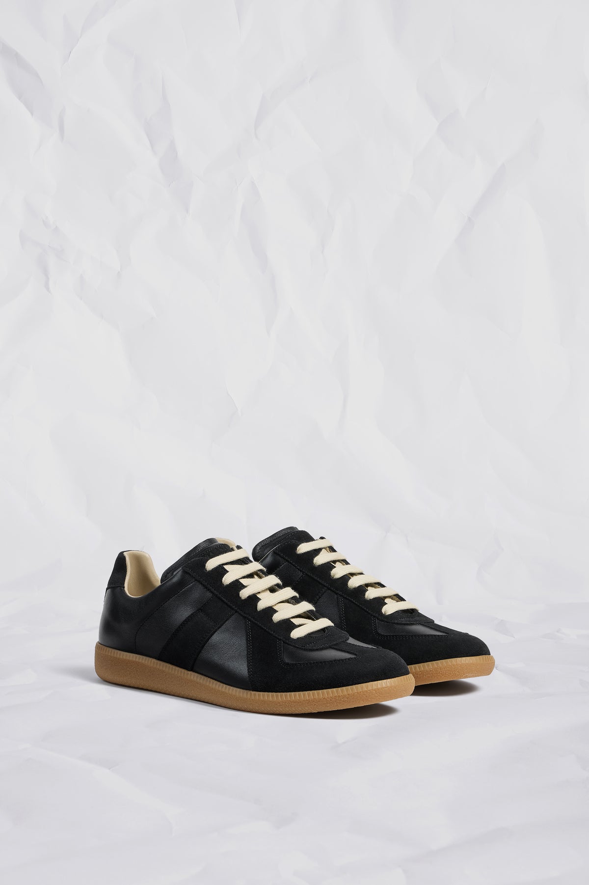 MAISON MARGIELA REPLICA SNEAKERS BLACK — vista 2
