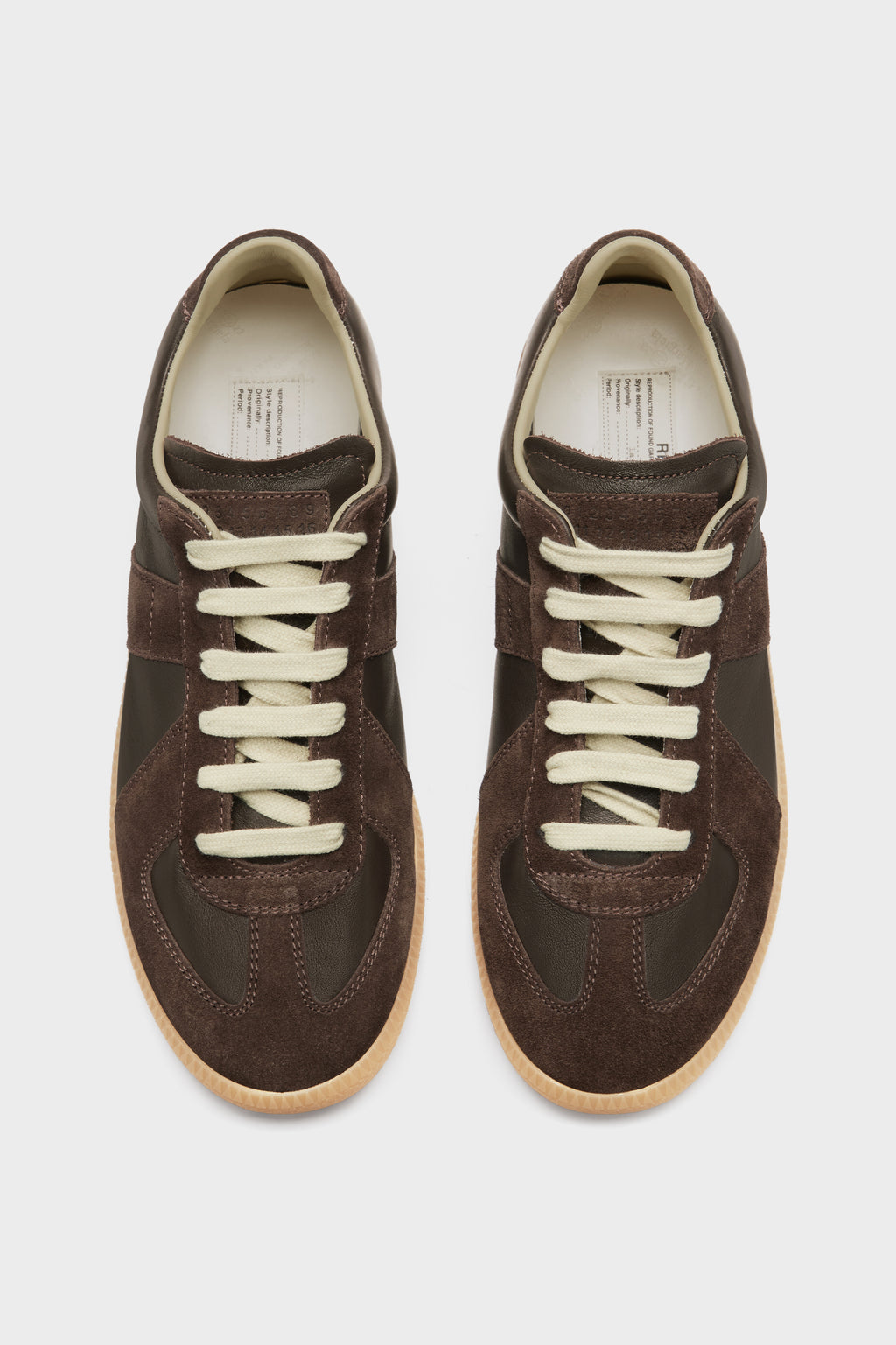 MAISON MARGIELA REPLICA SNEAKERS BROWN — vista 4