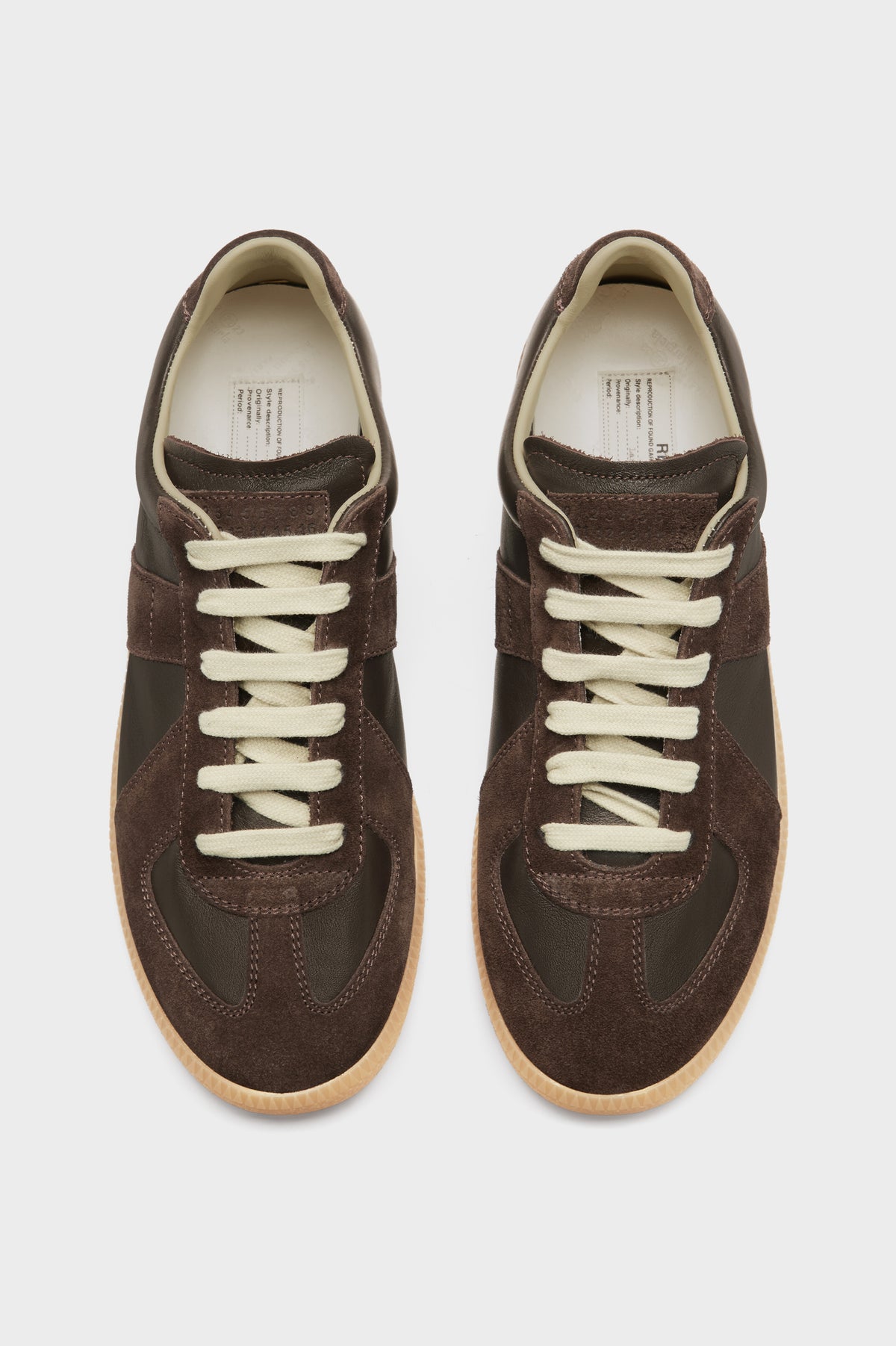 MAISON MARGIELA REPLICA SNEAKERS BROWN — vista 4
