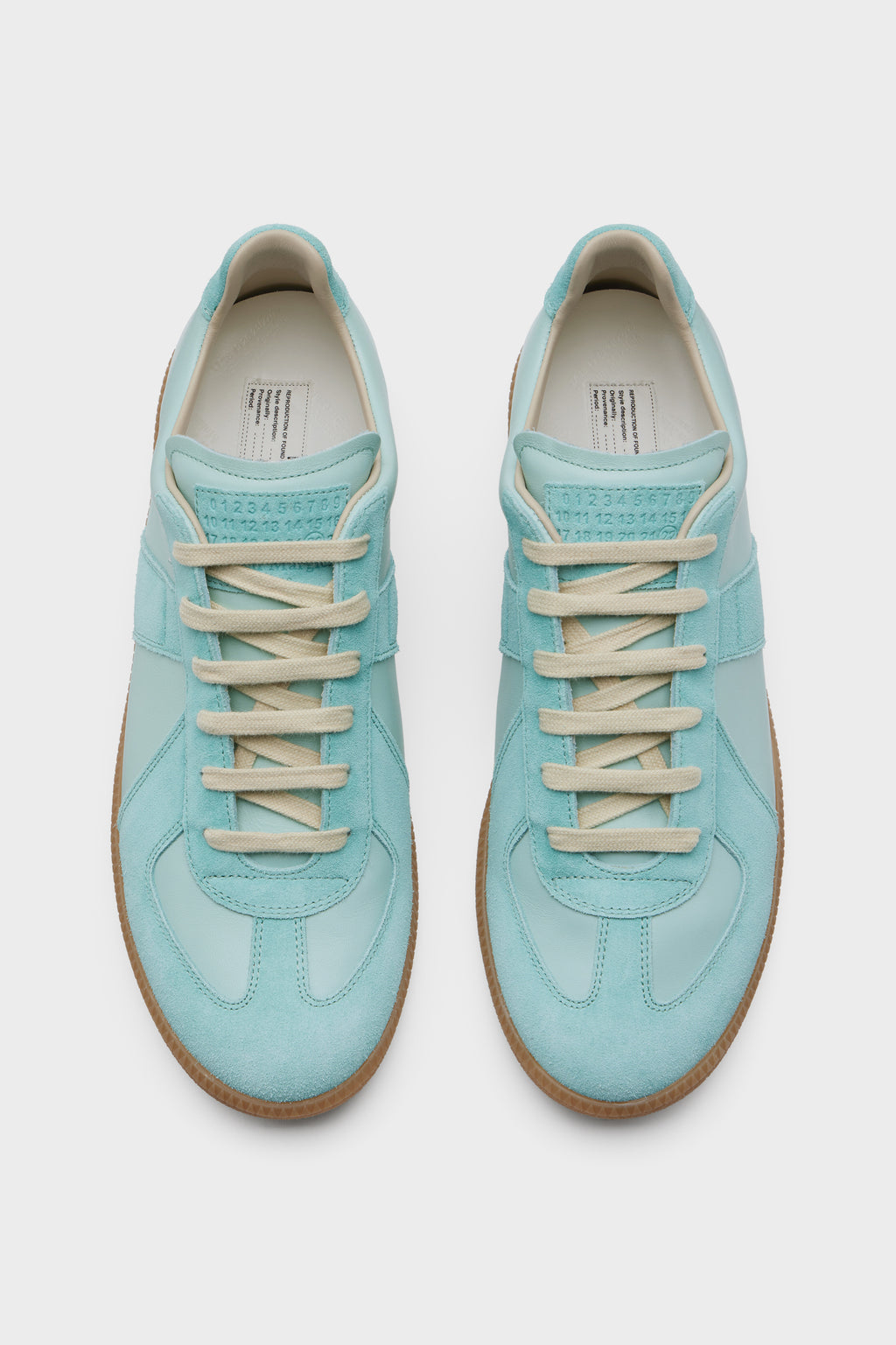MAISON MARGIELA REPLICA SNEAKERS AQUA — vista 4
