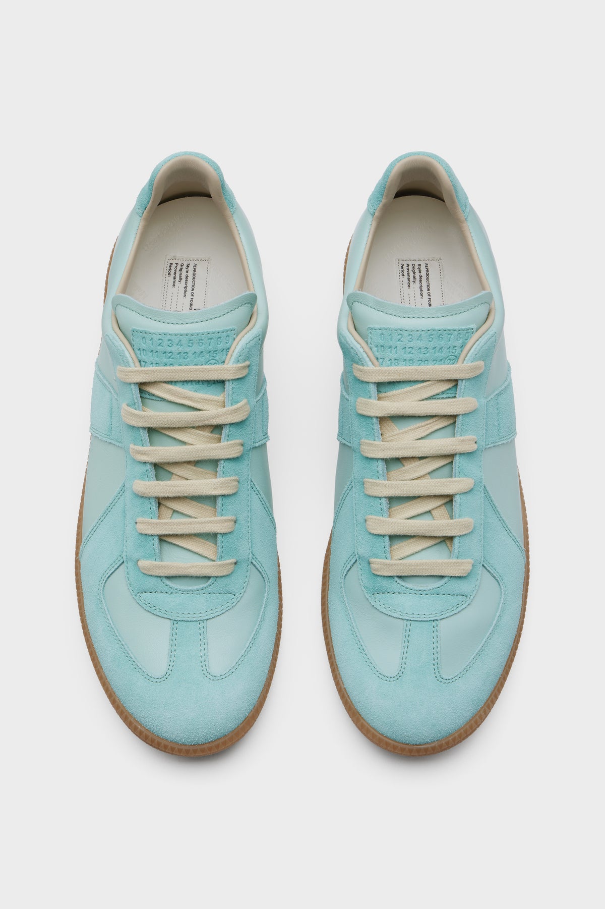 MAISON MARGIELA REPLICA SNEAKERS AQUA — vista 4