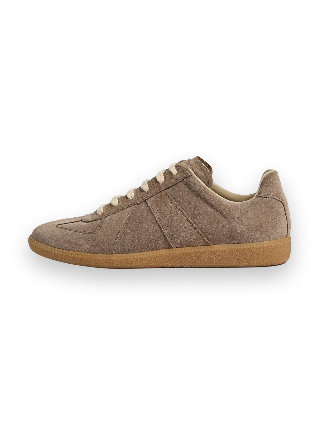 MAISON MARGIELA REPLICA SNEAKERS SUEDE TAUPE