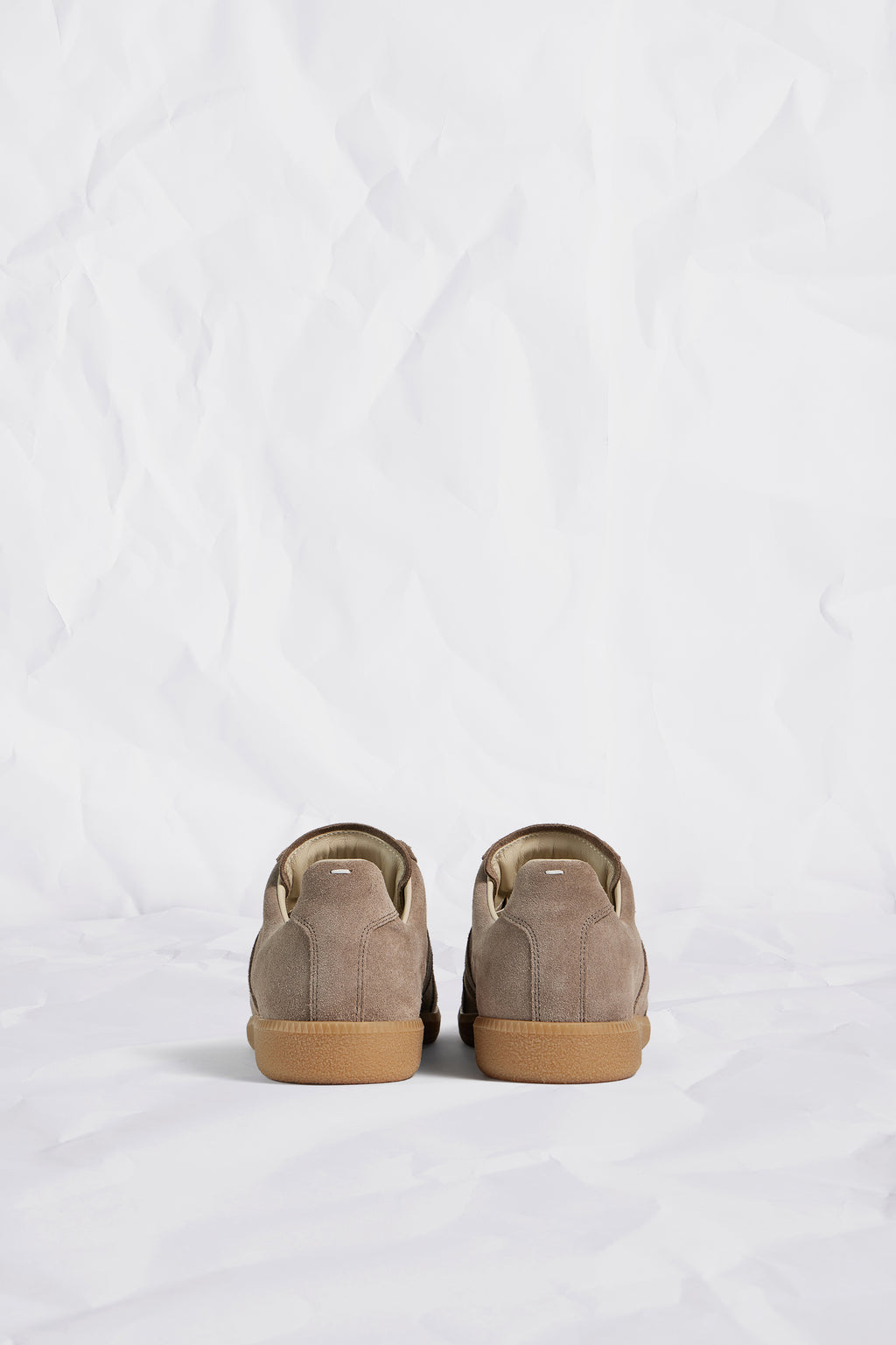 MAISON MARGIELA REPLICA SNEAKERS SUEDE TAUPE — vista 6