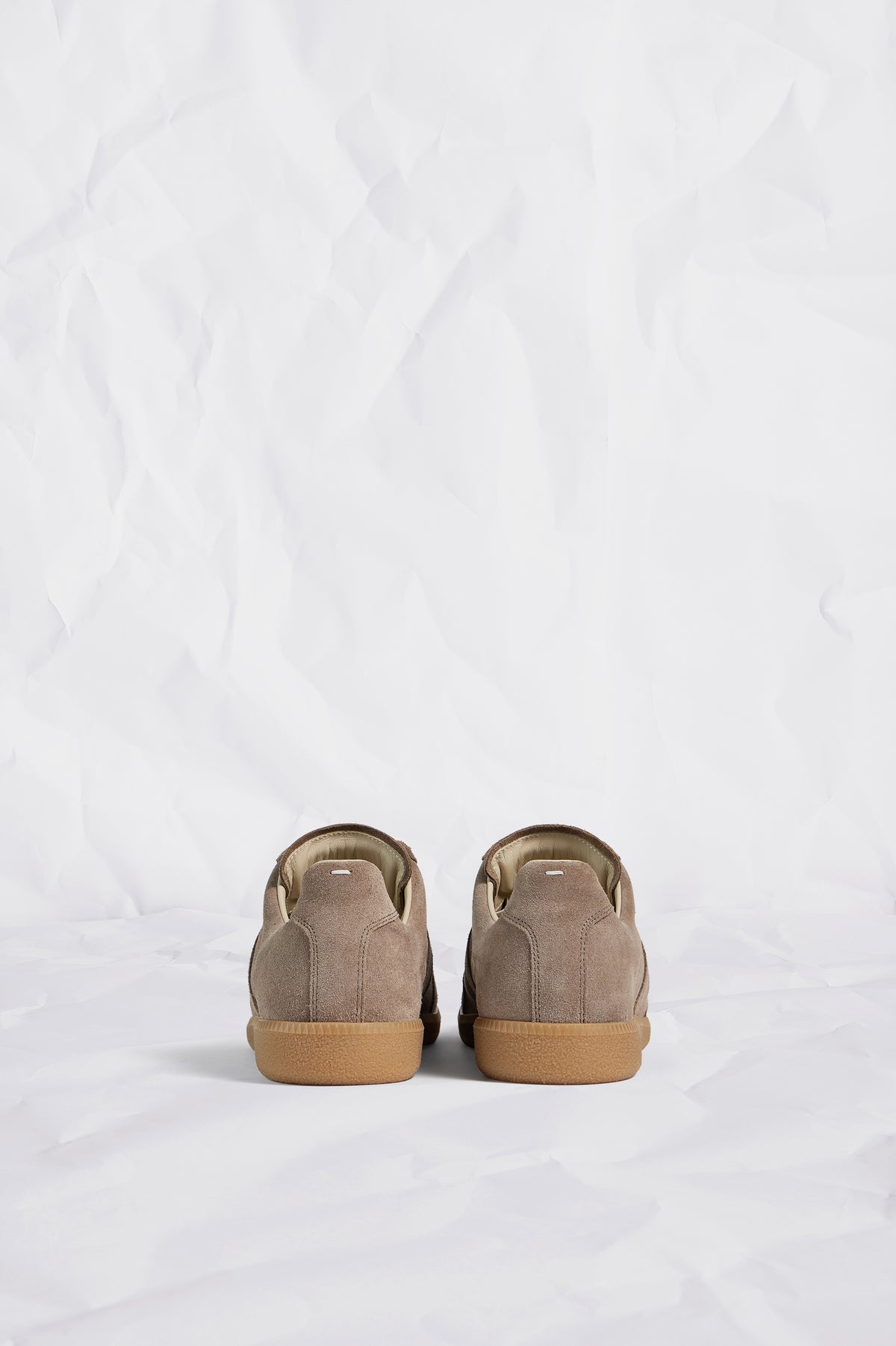 MAISON MARGIELA REPLICA SNEAKERS SUEDE TAUPE — vista 6