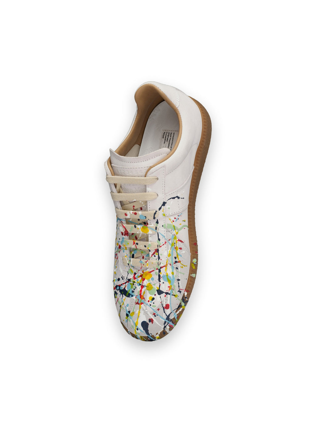 MAISON MARGIELA PAINT REPLICA SNEAKERS DIRTY WASH