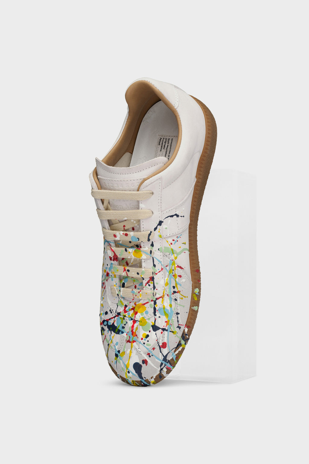 MAISON MARGIELA PAINT REPLICA SNEAKERS DIRTY WASH — vista 2