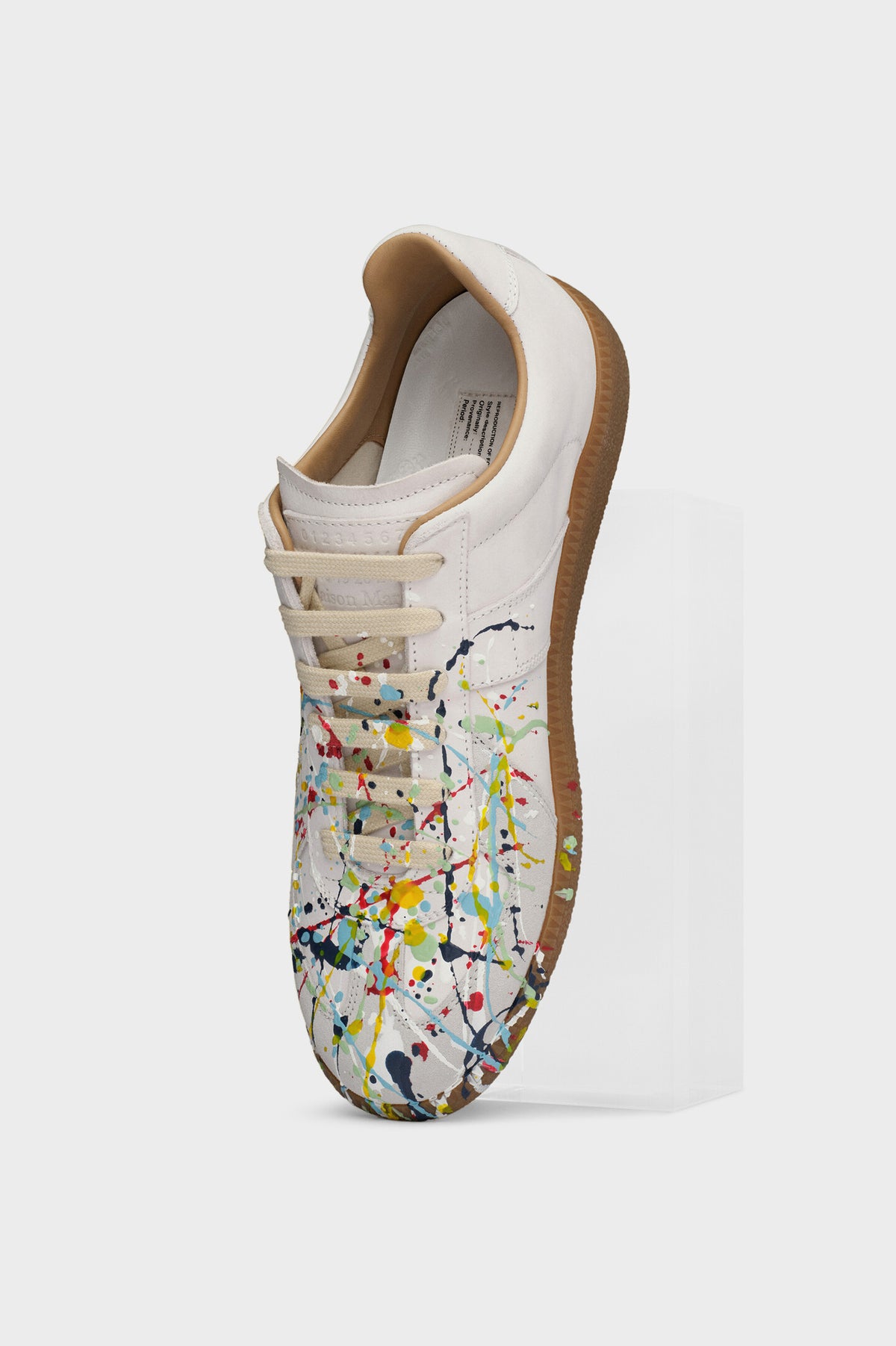 MAISON MARGIELA PAINT REPLICA SNEAKERS DIRTY WASH — vista 2