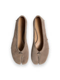 MAISON MARGIELA TABI BALLERINA SUEDE TAUPE