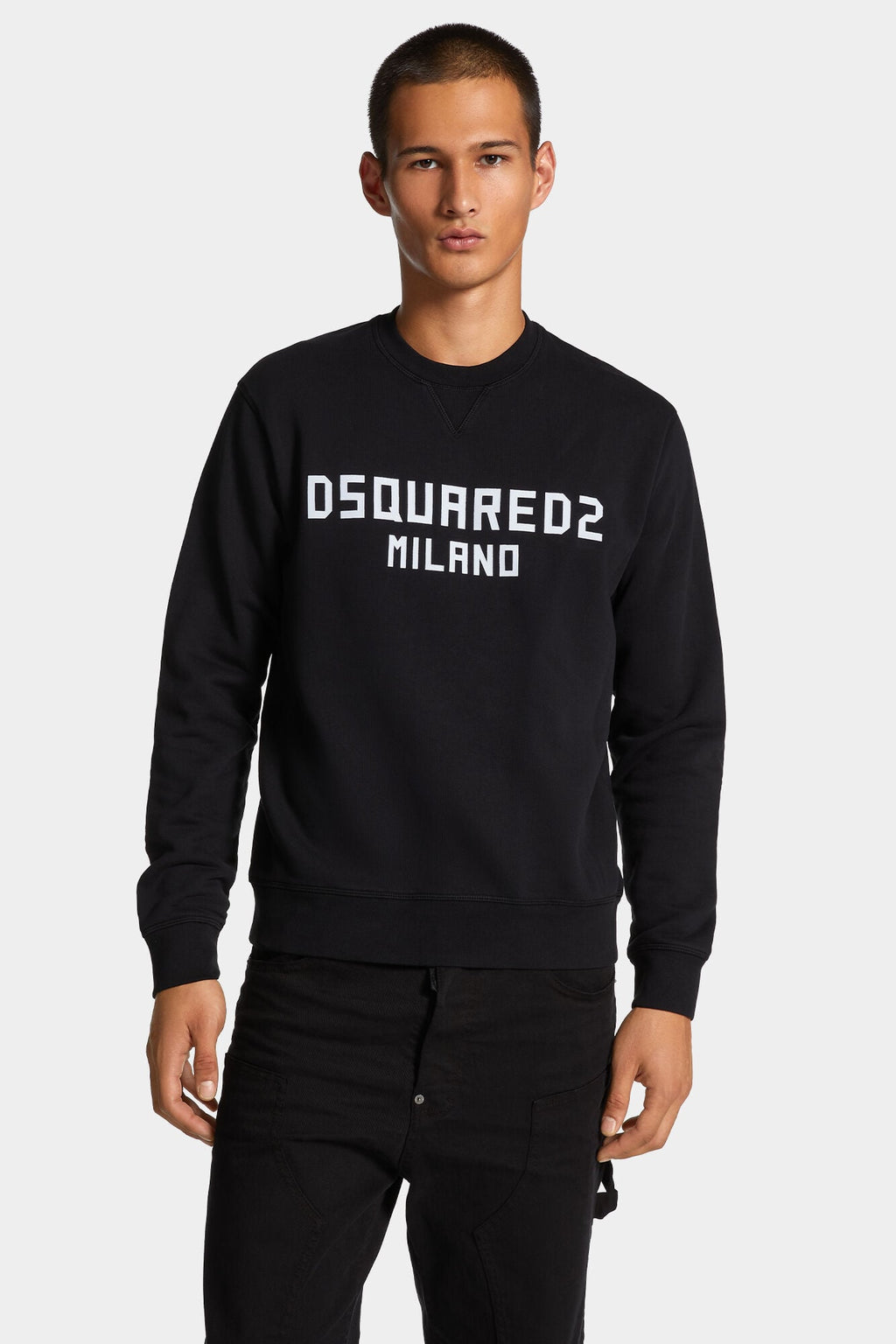 DSQUARED2 COOL FIT DSQUARED2 MILANO SWEATSHIRT BLACK — vista 3