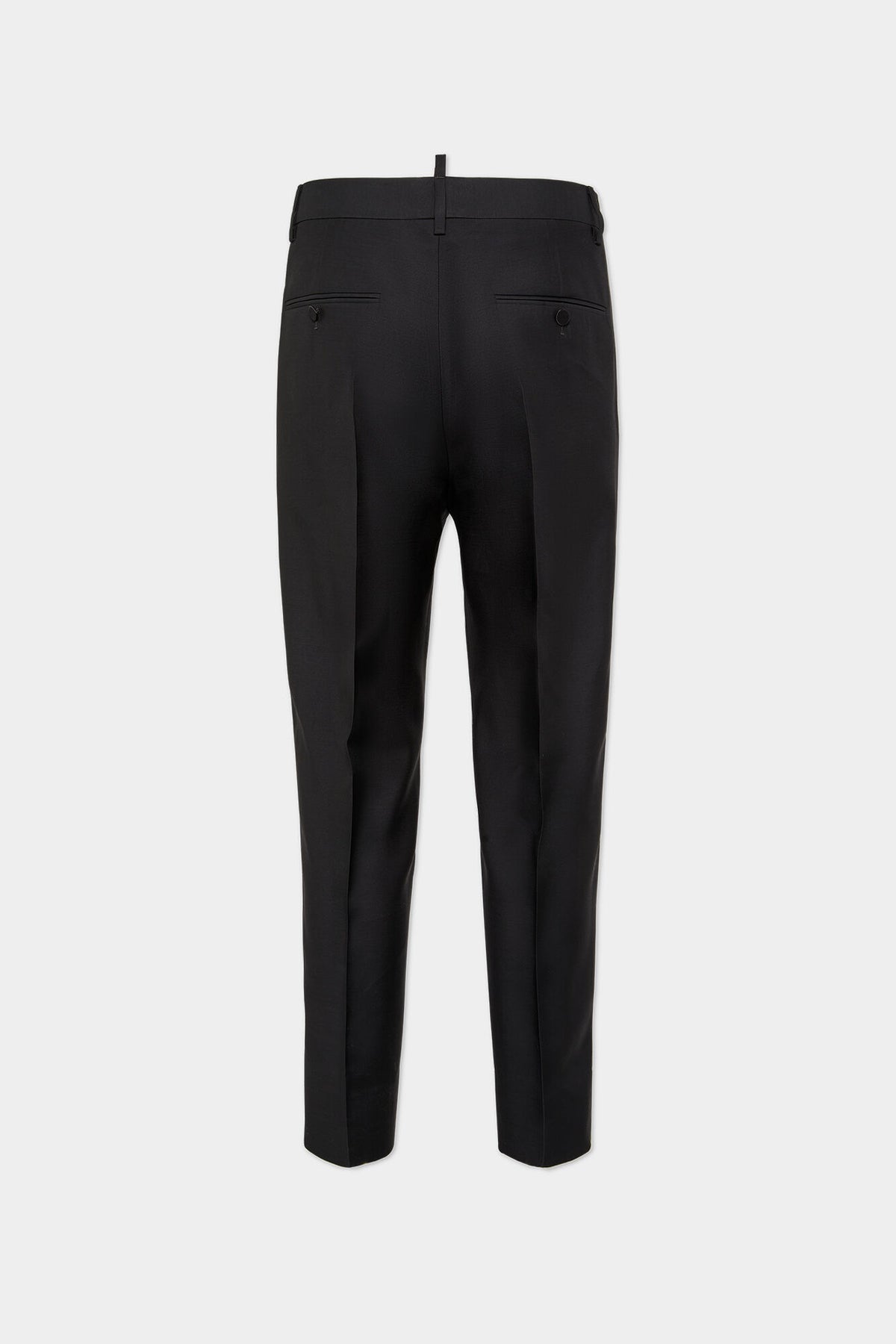 DSQUARED2 ONE PLEAT AVIATOR PANT BLACK — vista 2