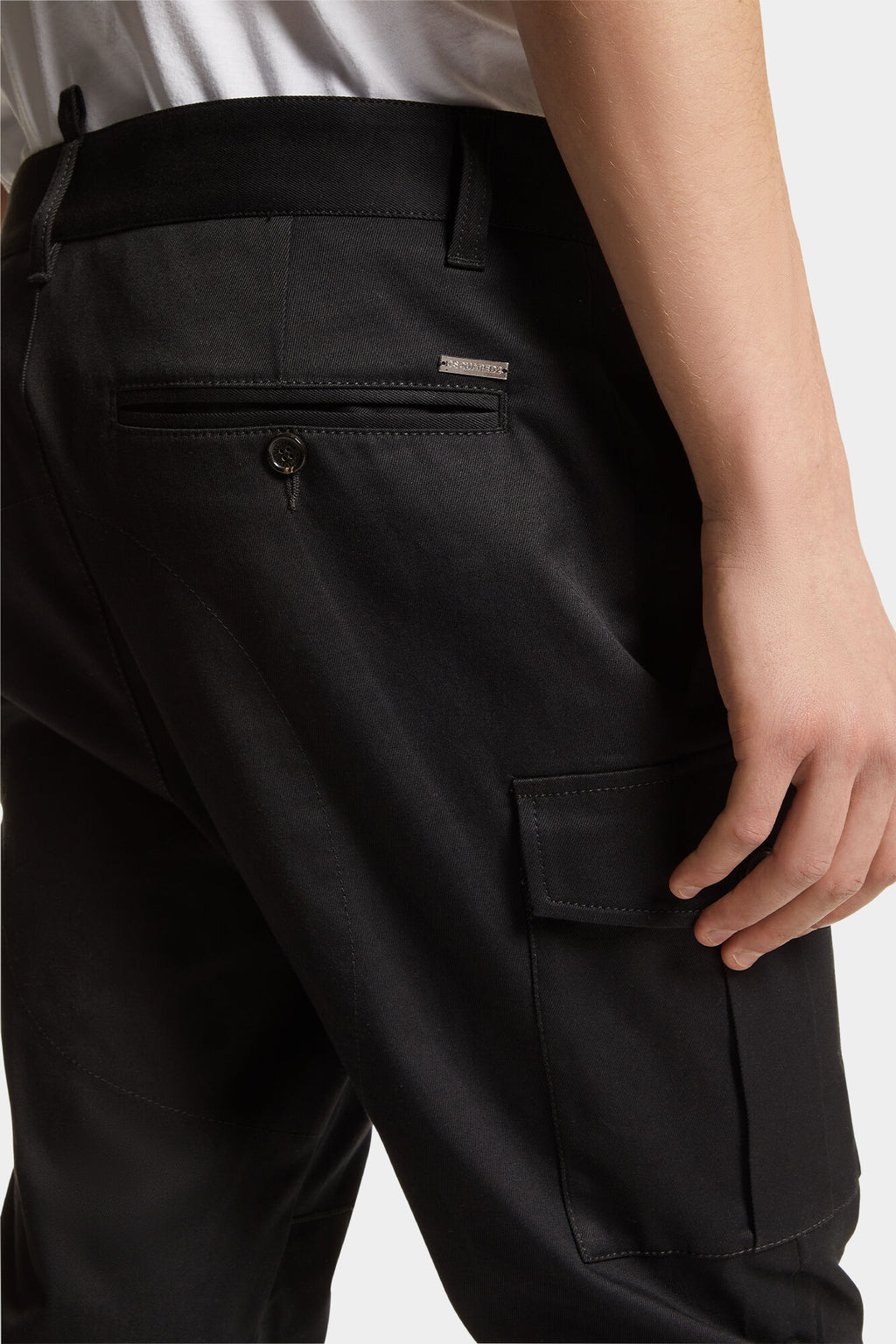 DSQUARED2 SEXY CARGO PANT BLACK — vista 6