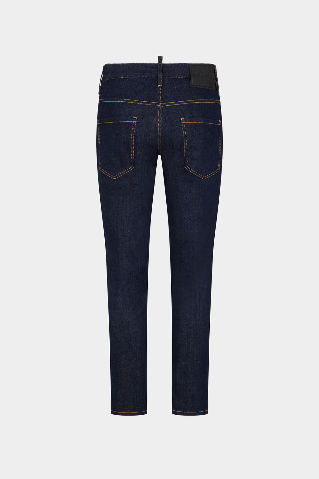 DSQUARED2 DARK RINSE WASH SKATER JEANS BLUE — vista 2