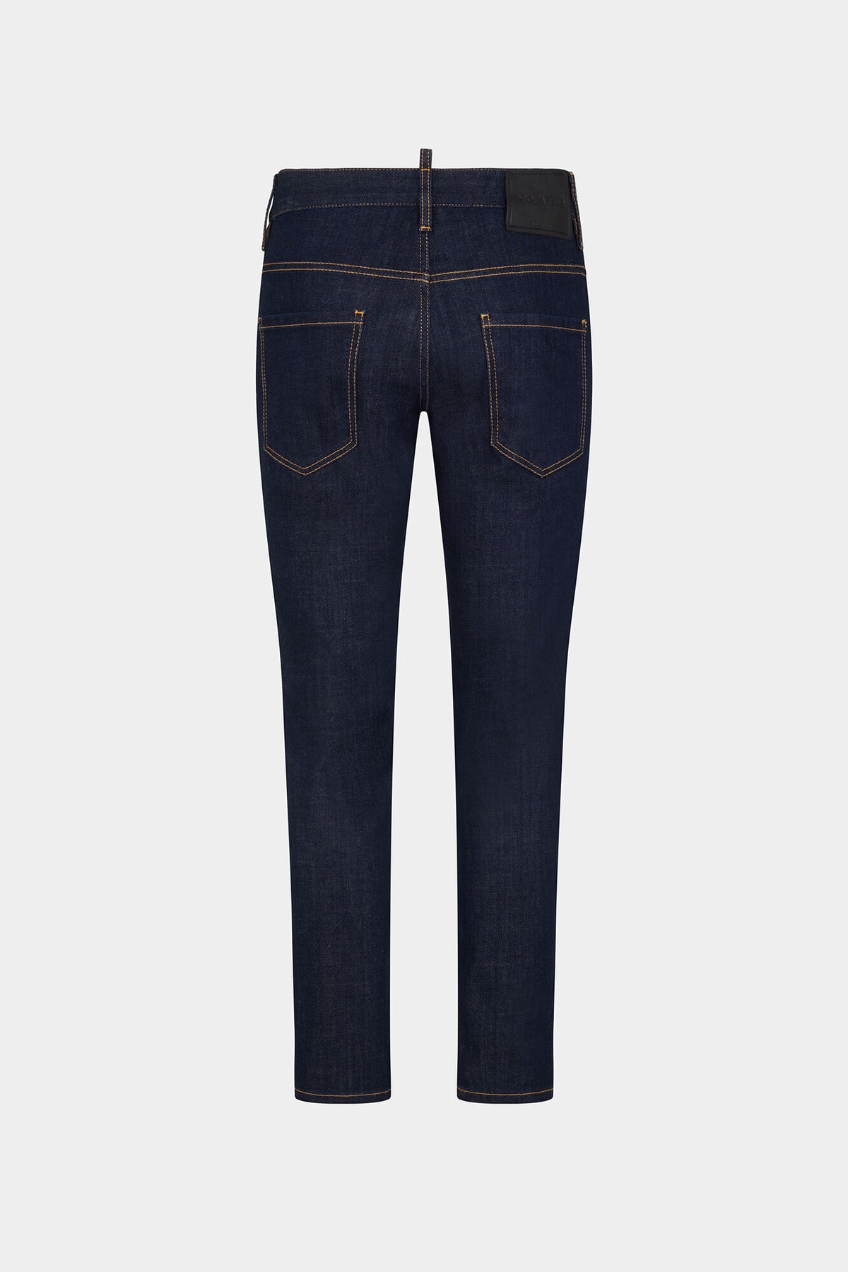 DSQUARED2 DARK RINSE WASH SKATER JEANS BLUE — vista 2