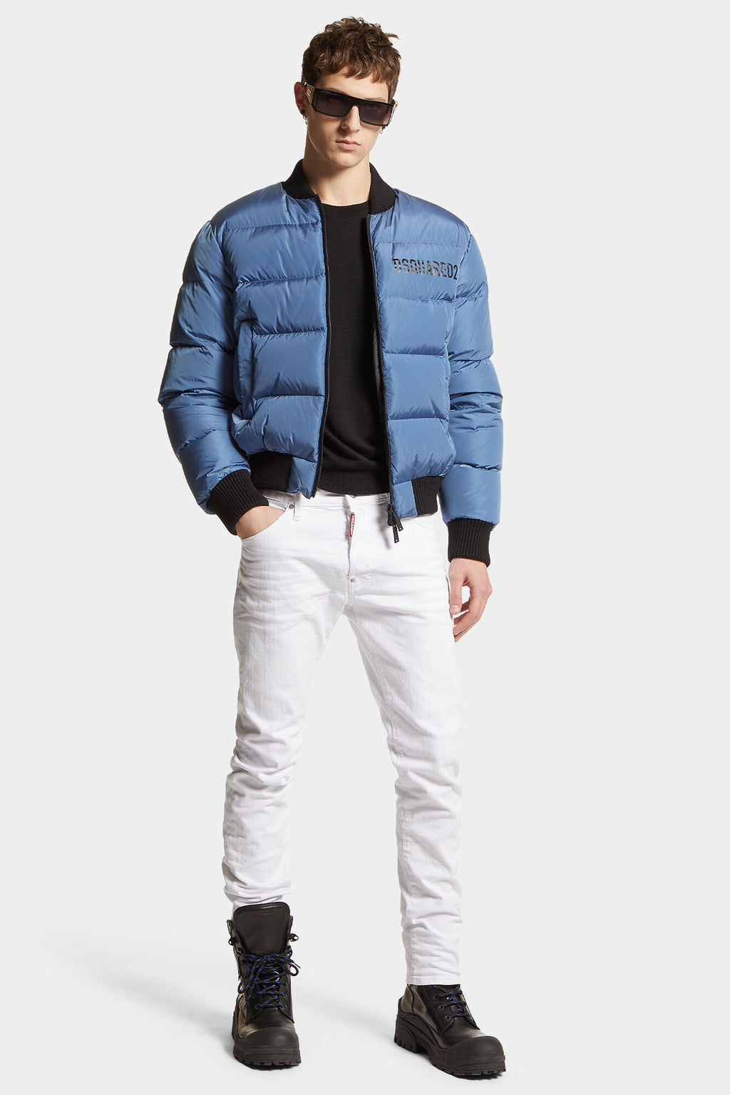 DSQUARED2 WHITE BULL COOL GUY JEANS — vista 3