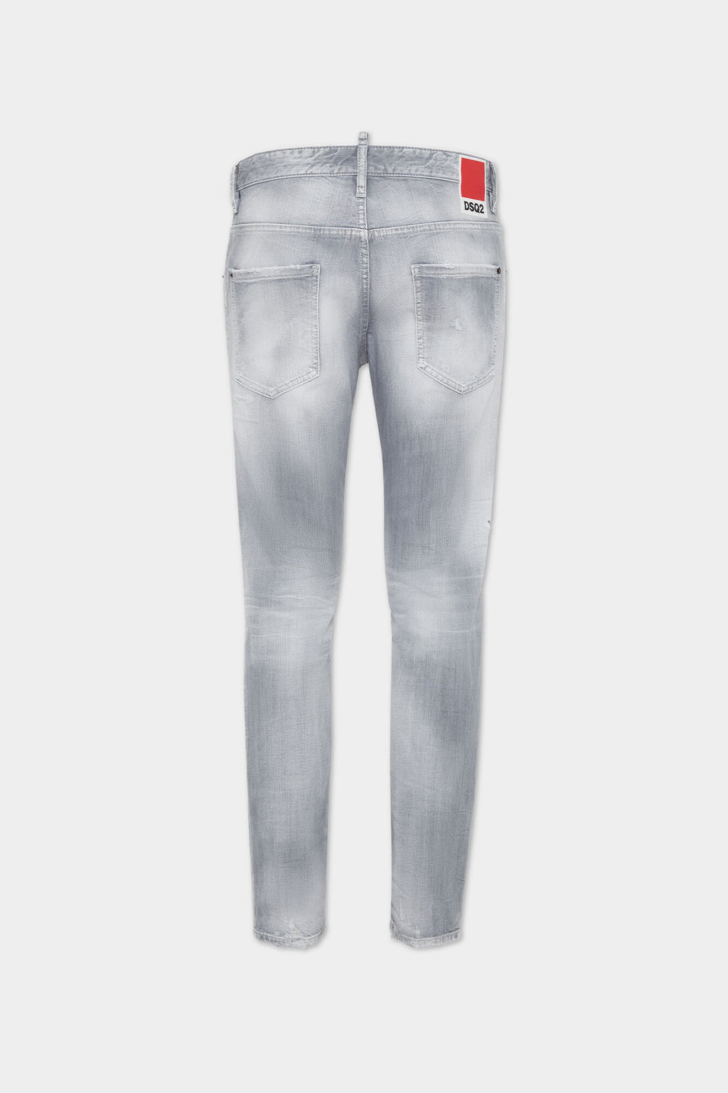 DSQUARED2 BRUSHED GREY WASH SKATER JEANS — vista 2