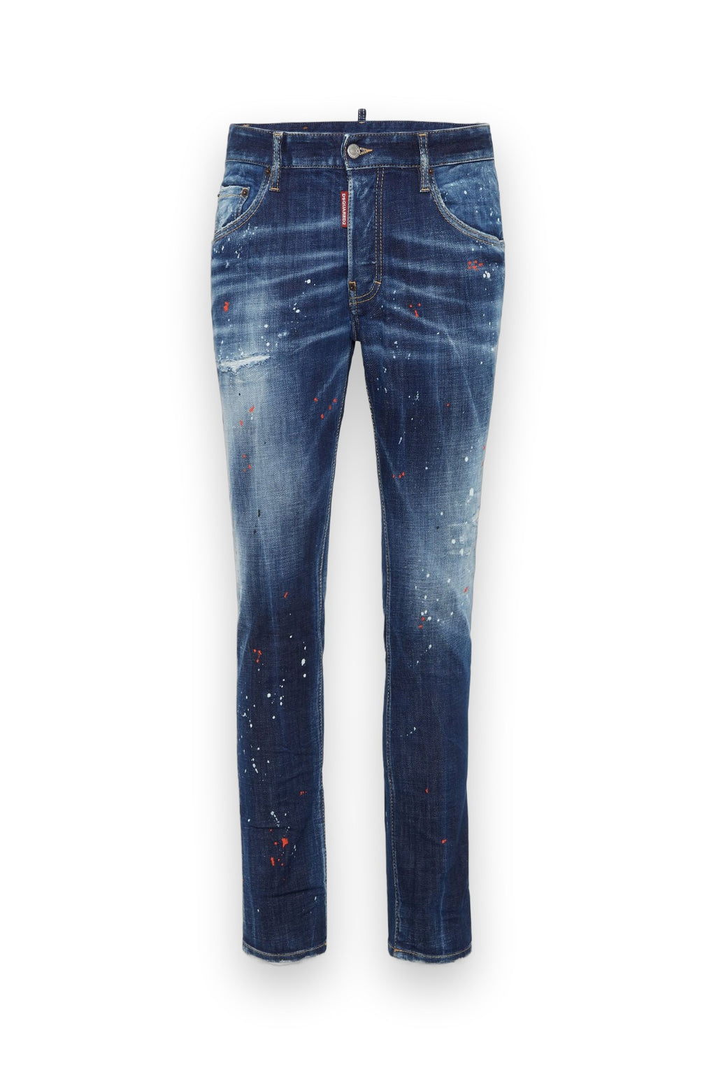 DSQUARED2 MEDIUM EASY WASH SKATER JEANS BLUE