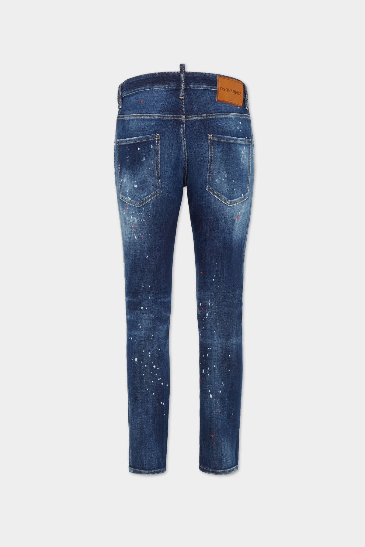 DSQUARED2 MEDIUM EASY WASH SKATER JEANS BLUE — vista 2