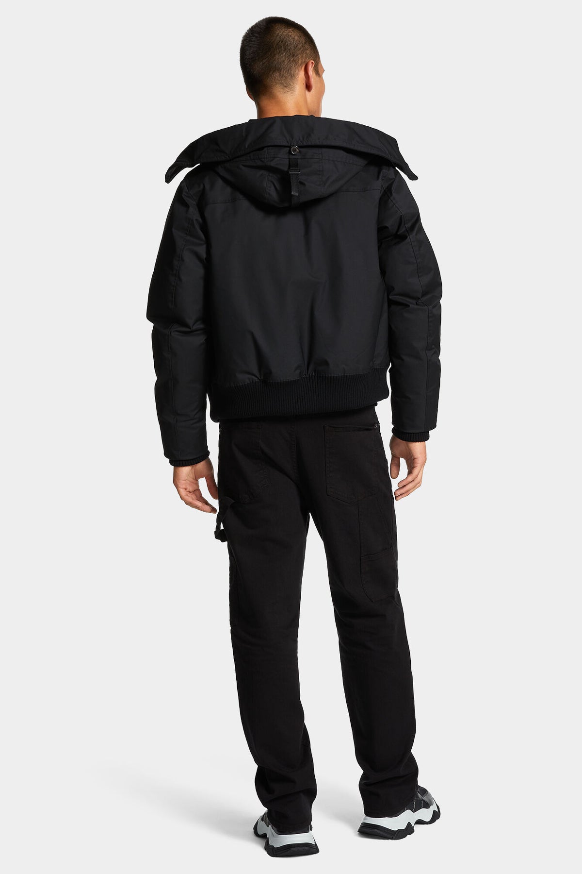 DSQUARED2 BLACK BULL LOOSE CARPENTER JEANS — vista 4