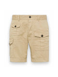 DSQUARED2 SEXY CARGO SHORTS BEIGE