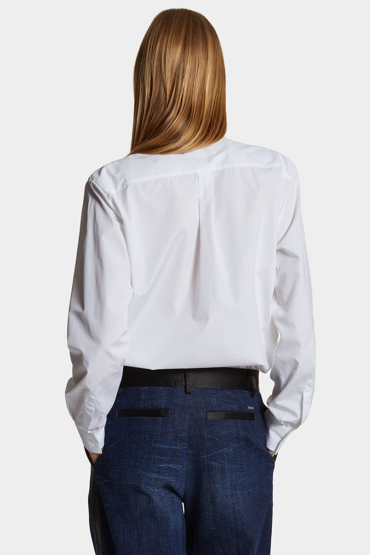 DSQUARED2 TUXEDO SHIRT WHITE — vista 4