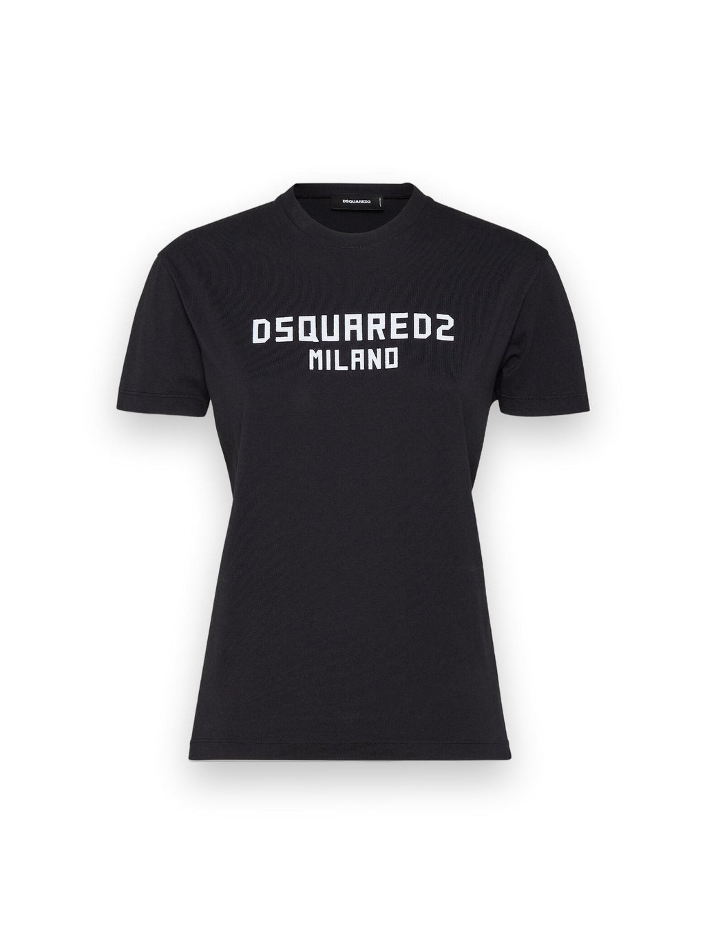 DSQUARED2 JUST RIGHT FIT D2 MILANO T-SHIRT BLACK