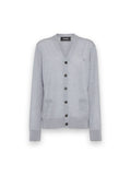 DSQUARED2 KNIT D2 CARDIGAN GREY
